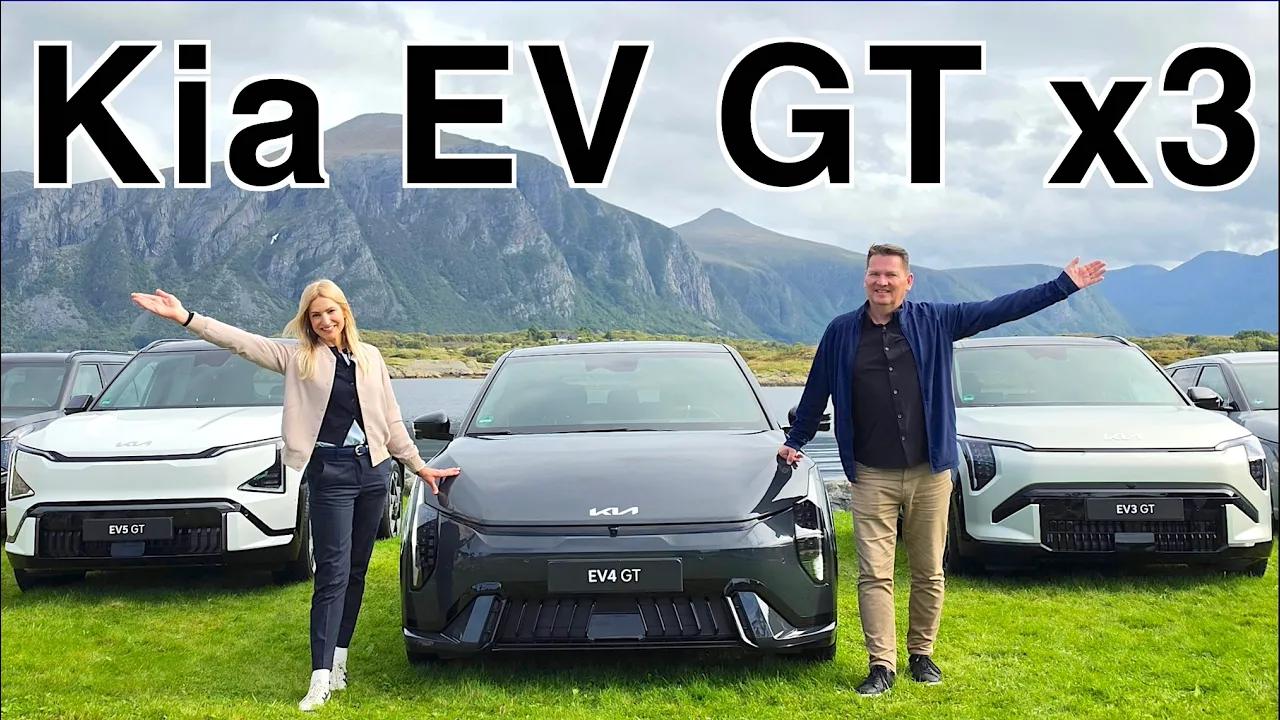 The GT versions of EV3, EV4 and EV5 // 2027 Kia EV GT review