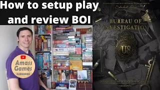 Bureau of Investigation SHCD Sherlock Holmes Consulting Detective * AmassGames * 4K unboxing Cthulhu