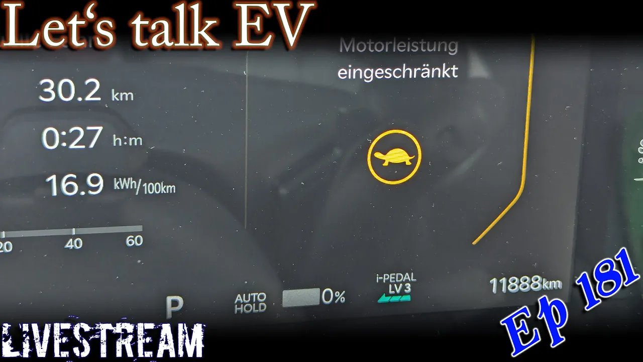 (live) Let's talk EV - That was close 0km range 0%