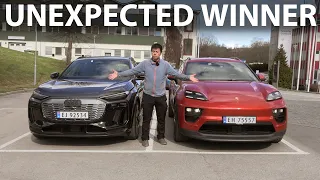 Porsche Macan 4 vs Audi Q6 e-tron side-by-side comparison