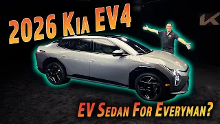 2026 Kia EV4 | Kia's Smallest EV Has A Lot To Offer