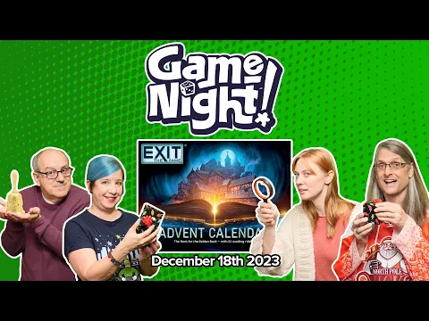 GameNight! 24 Days of Christmas - Exit: The Game Advent Calendar The Hunt for the Golden Book Day 18