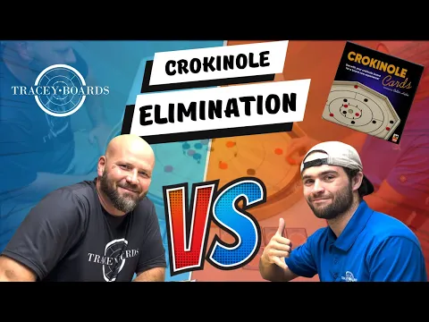 Crokinole Elimination 1 V 1 PLAYTHROUGH