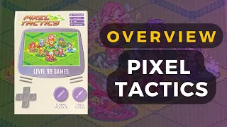 (Gamefound Preview) Super Pixel Tactics Board Game - Quick Overview of How to Play | DaniCha