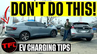 Don’t Be THAT Guy When Fast Charging Your Electric Car!