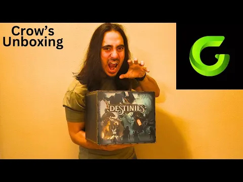 Crow's unboxing Destinies Witchwood Gamefound unboxing