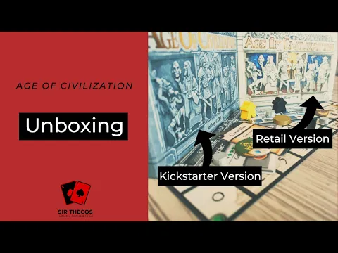 Unboxing | Age of Civilization (Kickstarter AND Retail Versions!)