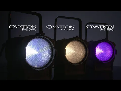 Product video thumbnail for Chauvet Ovation F-415FC RGBAL LED Fresnel Light