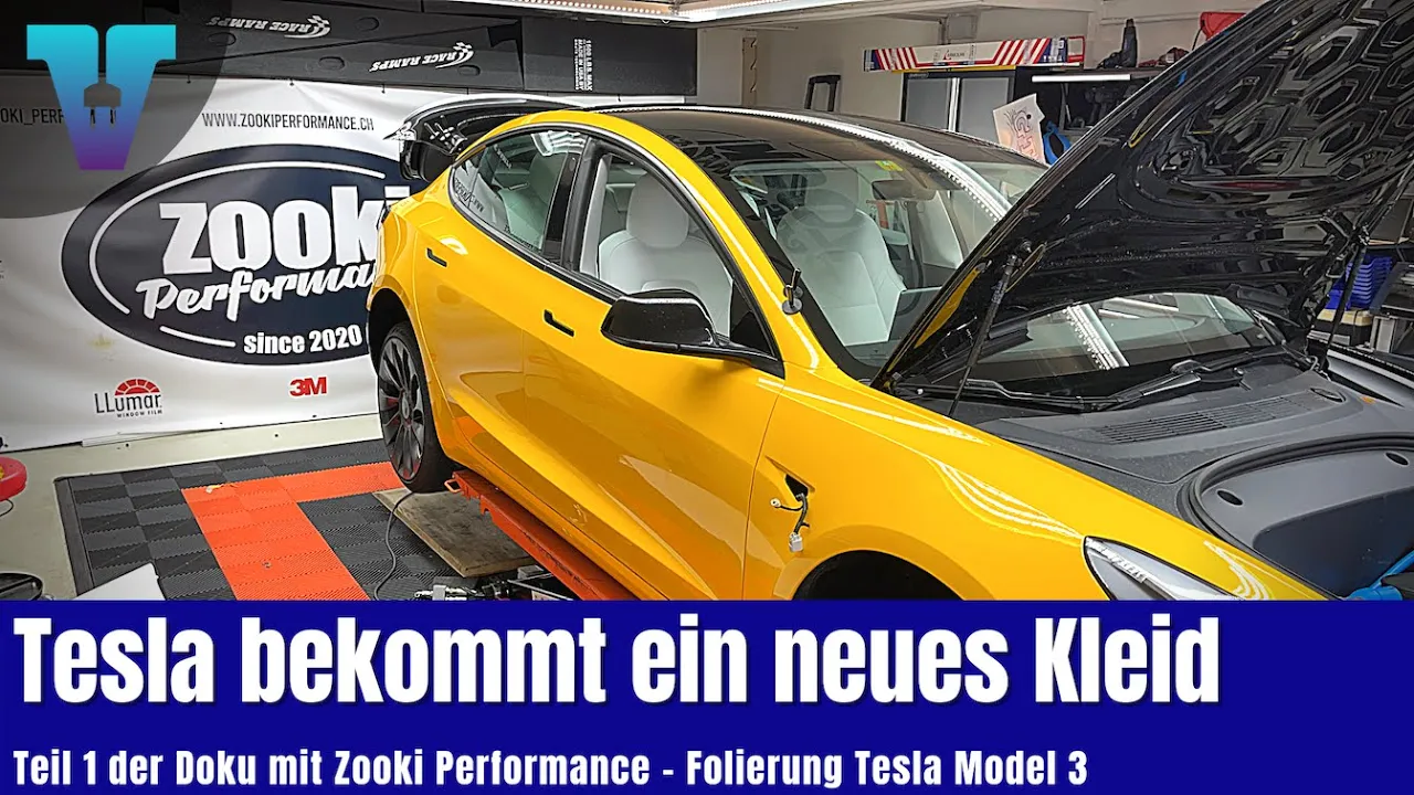 Folierung des Tesla Model 3 Performance - Doku  - Teil 1 von 2 [Deutsch 4K] | Vision E Drive #108