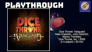 Dice Throne Vanguard Duelist vs. Naraxus The Devourer