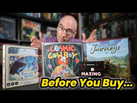 4 New Board Games Reviewed: Everdell Journeys, Frieren & More!