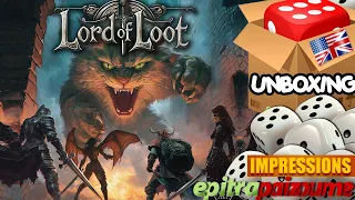 Lord of Loot - Unboxing & First Impressions (EN) | Epitrapaizoume