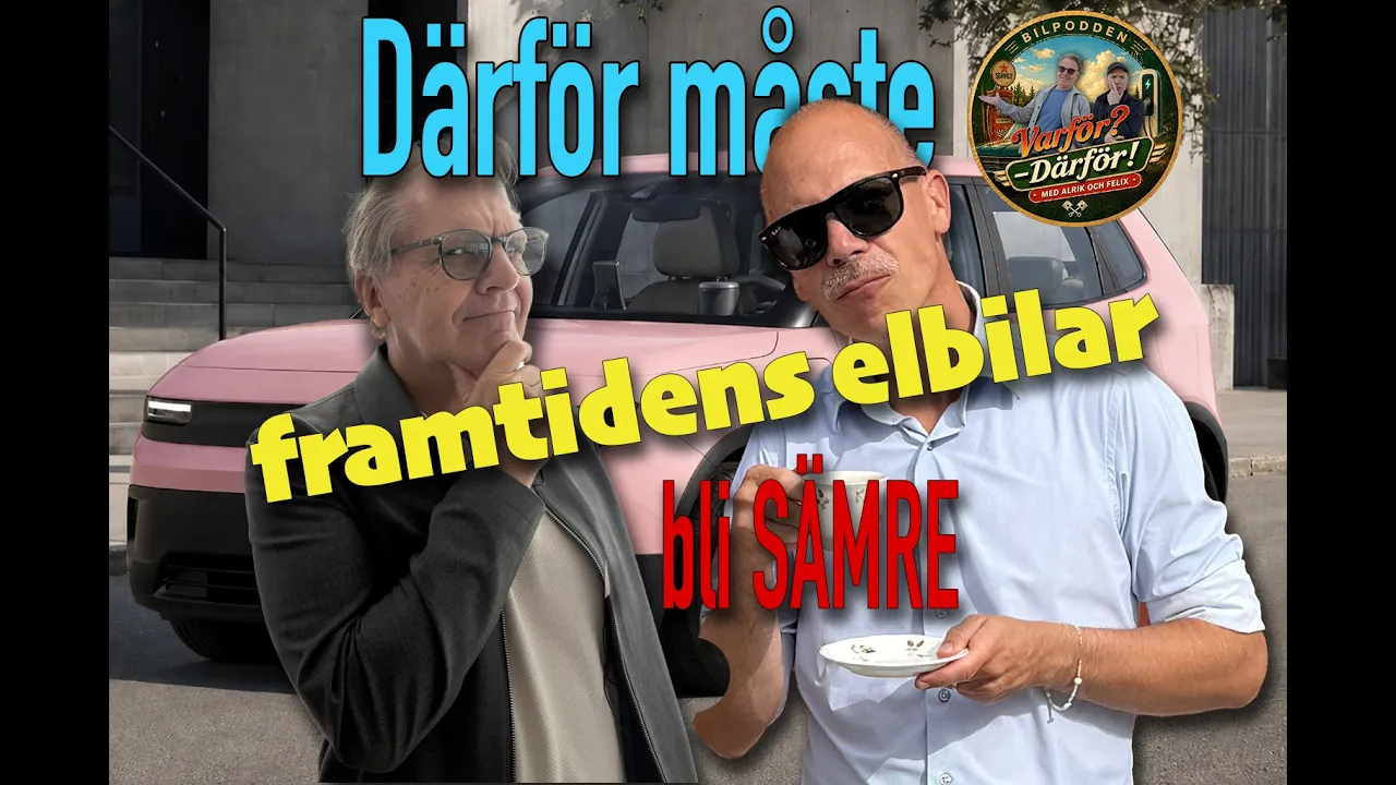 Därför måste framtidens elbil bli sämre!