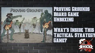 Proving Ground Board Game Unboxing | What’s Inside This Tactical Strategy Game?