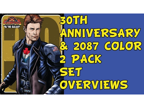 Champions of the Galaxy 30th Anniversary & 2087 Color 2 Pack Set Overview Filsinger Games
