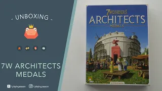 7 WONDERS ARCHITECTS: MEDALS | Unboxing