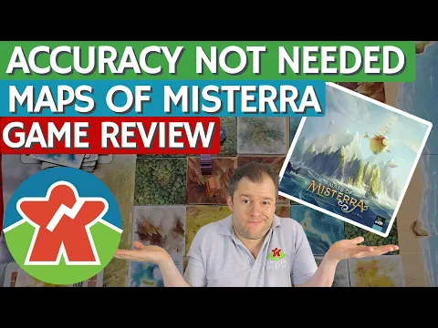 Maps of Misterra - Board Game Review - Accuracy Not Required