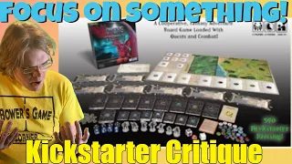 Omens of Destiny: Fantasy Adventure Board Game- Fiverr me baby! - Kickstarter Critique Review