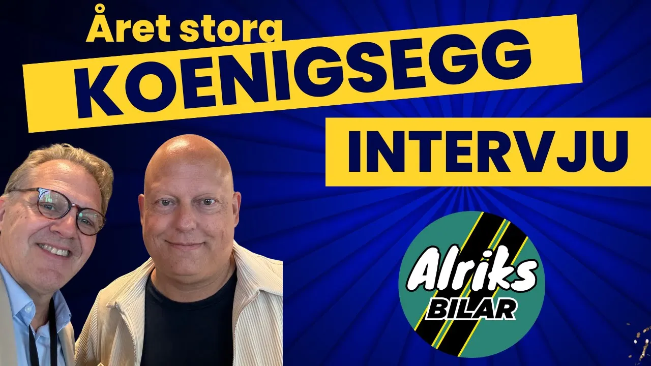 Christian von Koenigsegg: "Elbilar är inte den enda lösningen"