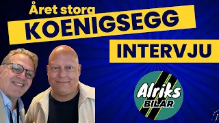 Christian von Koenigsegg: "Elbilar är inte den enda lösningen"