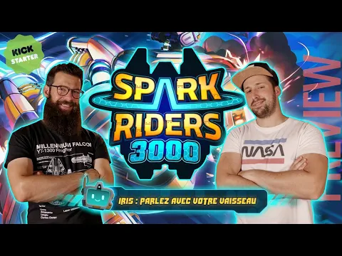 Le jeu de société SPARK RIDERS 3000 ! règles et avis @arkadastudio