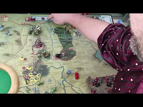War of the rings board game ( gameplay in greek)