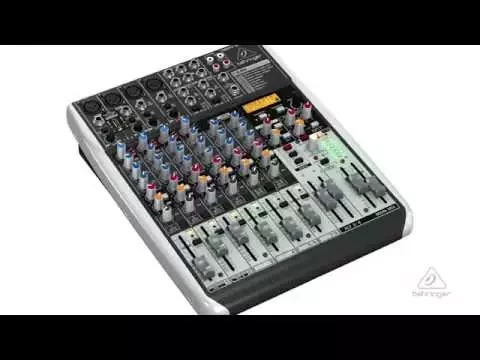 Product video thumbnail for Behringer Xenyx QX1204USB 12-Input Audio Mixer with Gator Bag