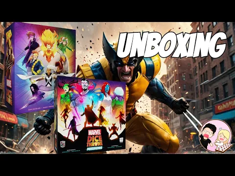 Cierra & Jake React | Unboxing Dice Throne X-Men, Missions & Deadpool | Roxley Games