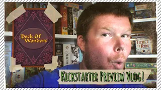 Kickstarter Preview Vlog! (Deck of Wonders)