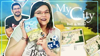 [Partie intéractive] MY CITY - ROLL & WRITE | 2 joueurs | IELLO | VOD Live