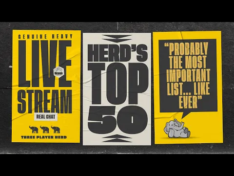 The Herd's Top 50 of All-Time, of Right Now by Heavy Cardboard