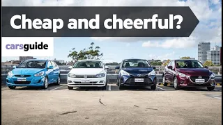 Toyota Yaris vs Mazda 2 vs VW Polo vs Hyundai Accent 2019: city car comparison review