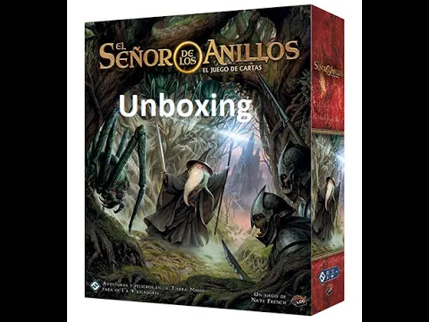 El Señor de los Anillos: El juego de cartas - Unboxing - El club del dado