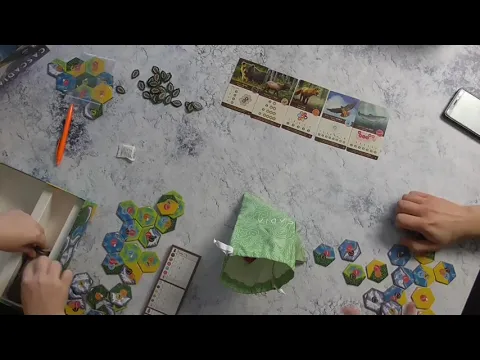 Evolution of a Board game: Cascadia