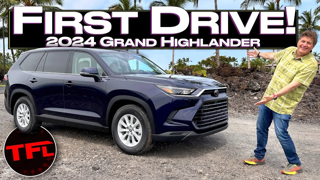 Tested! Can The 2024 Toyota Grand Highlander Really Fit Two Very Large & Tall Men in the Third Row?
