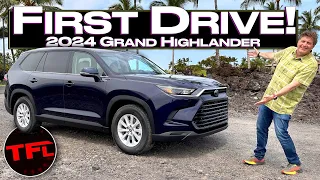 Tested! Can The 2024 Toyota Grand Highlander Really Fit Two Very Large & Tall Men in the Third Row?