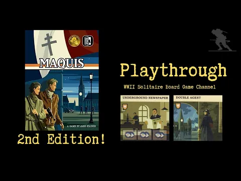 Maquis (Second Edition) - Playthrough [Underground Newspaper + Double Agent]