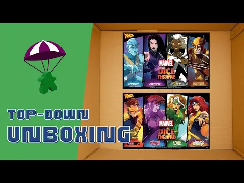Marvel Dice Throne: X-Men Unboxing (4K) // Both Retail boxes