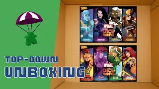 Marvel Dice Throne: X-Men Unboxing (4K) // Both Retail boxes