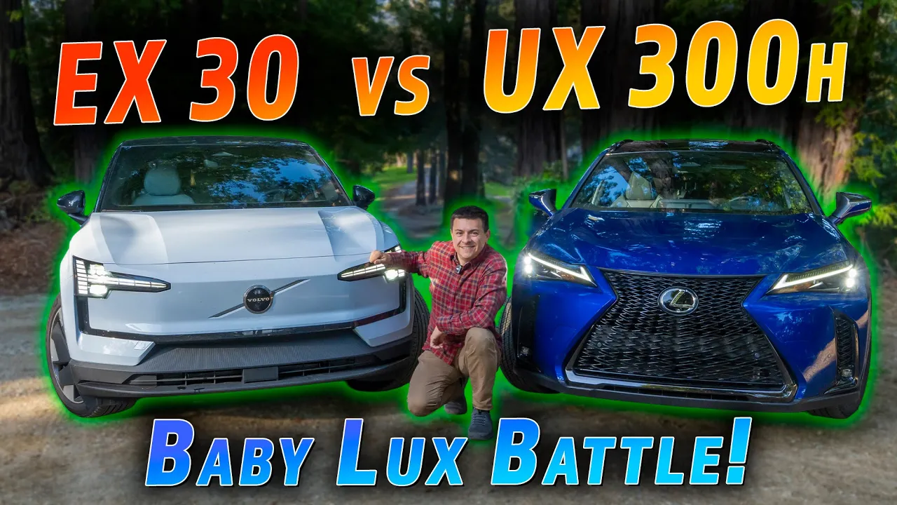 2025 Lexus UX vs 2025 Volvo EX30 | Two Very Different Entry-Lux Hatches