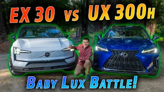 2025 Lexus UX vs 2025 Volvo EX30 | Two Very Different Entry-Lux Hatches