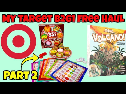 My Target B2G1 Free Haul Unboxing Part 2 - Sushi Go! Spin Some For Dim Sum