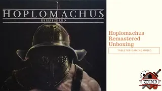 Hoplomachus Remastered Board Game Unboxing