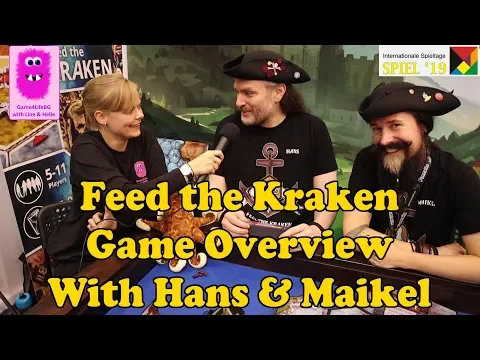 Game Overview with Hans & Maikel at Spiel'19 - Feed the Kraken