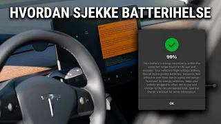 Sinnsyk batteriehelse etter 1,5 år / 30 000 km!