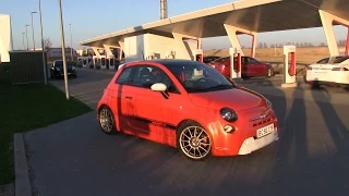 Fiat 500e Abarth test drive