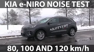 Kia e-Niro highway noise test