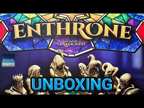 Enthrone Board Game | Unboxing (No Talking)