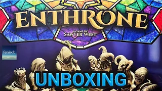Enthrone Board Game | Unboxing (No Talking)