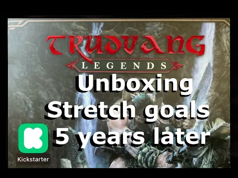 Trudvang stretch goals unboxing. Lost Stories and Wildland.